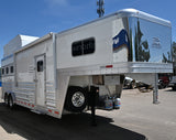 2025 Platinum 3 Horse 10' Outback Living Quarter Trailer