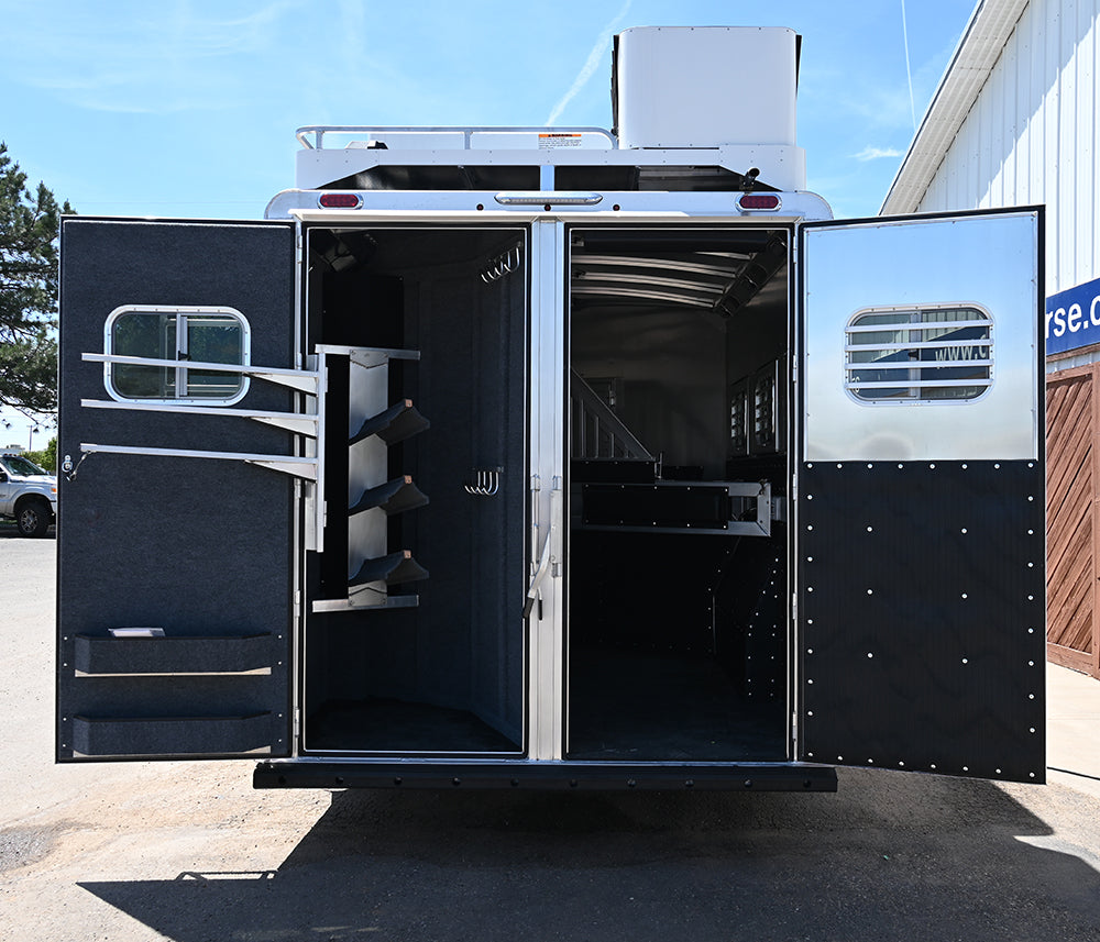 2025 Platinum 3 Horse 10' Outback Living Quarter Trailer