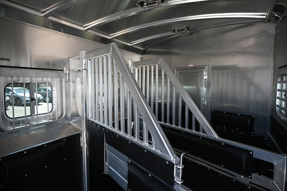 2025 Platinum 3 Horse 10' Outback Living Quarter Trailer