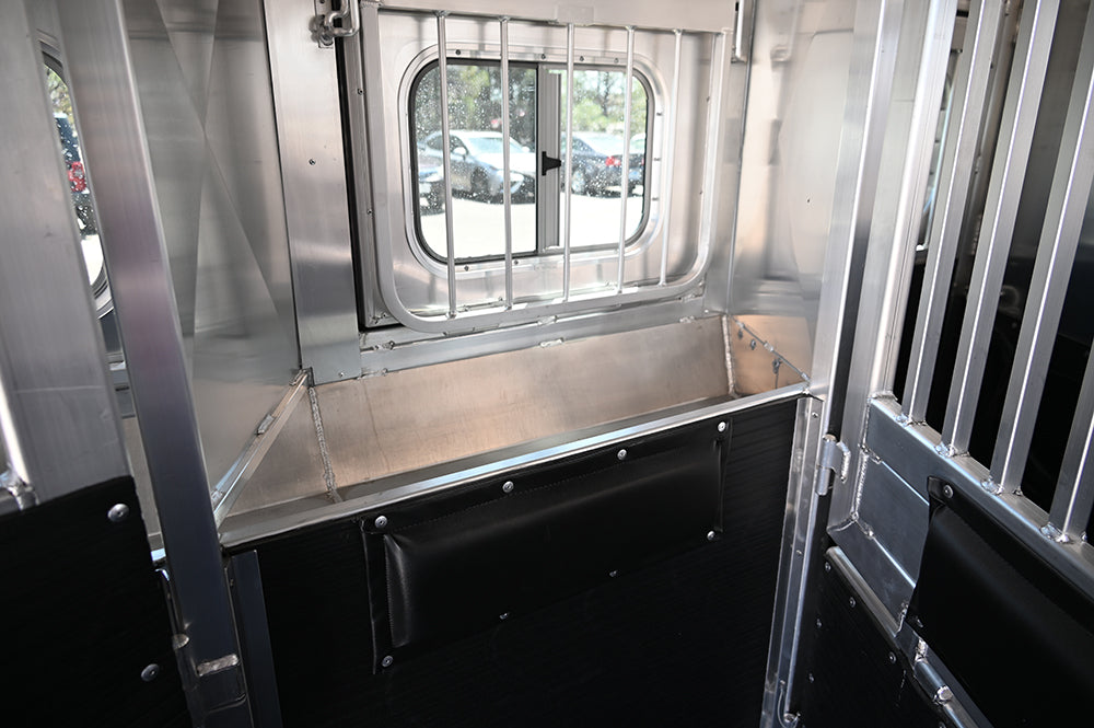 2025 Platinum 3 Horse 10' Outback Living Quarter Trailer