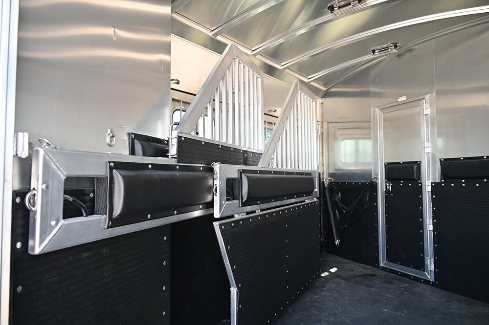 2025 Platinum 3 Horse 10' Outback Living Quarter Trailer