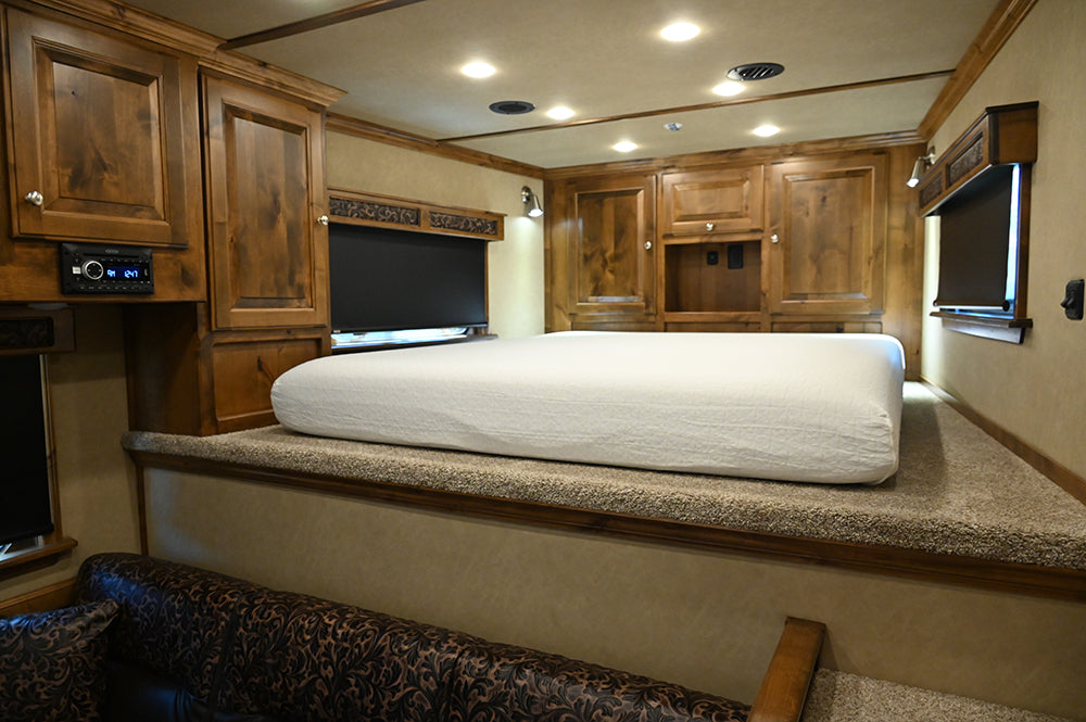 2025 Platinum 3 Horse 10' Outback Living Quarter Trailer