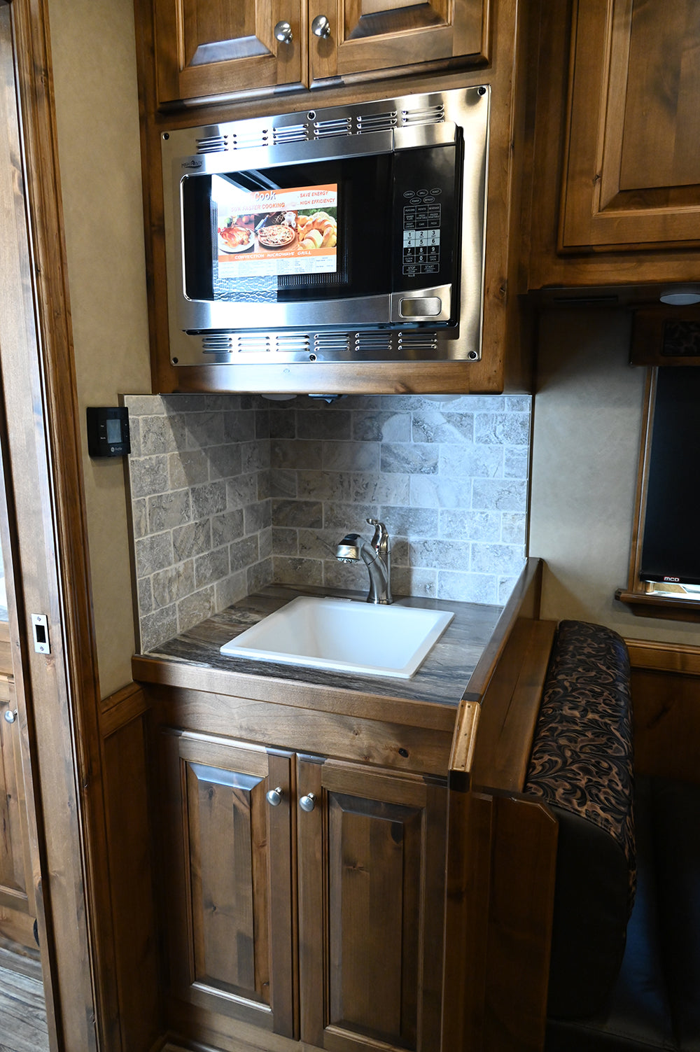 2025 Platinum 3 Horse 10' Outback Living Quarter Trailer