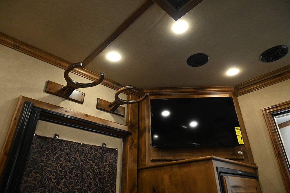 2025 Platinum 3 Horse 10' Outback Living Quarter Trailer
