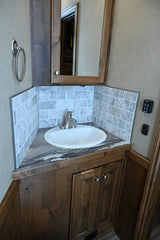 2025 Platinum 3 Horse 10' Outback Living Quarter Trailer