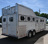 2025 Platinum Coach 4 Horse Gooseneck, Trainer's Tack Model Horse Trailer