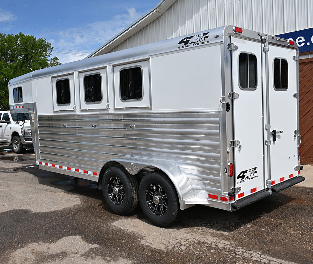 2026 4 Star 3 Horse Gooseneck Horse Trailer