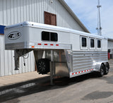 2026 4 Star 3 Horse Gooseneck Horse Trailer
