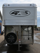 2026 4 Star 3 Horse Gooseneck Horse Trailer