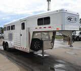 2026 4 Star 3 Horse Gooseneck Horse Trailer