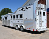 2020 4 Star 4 Horse Trailer 15' Living Quarter Slide Out