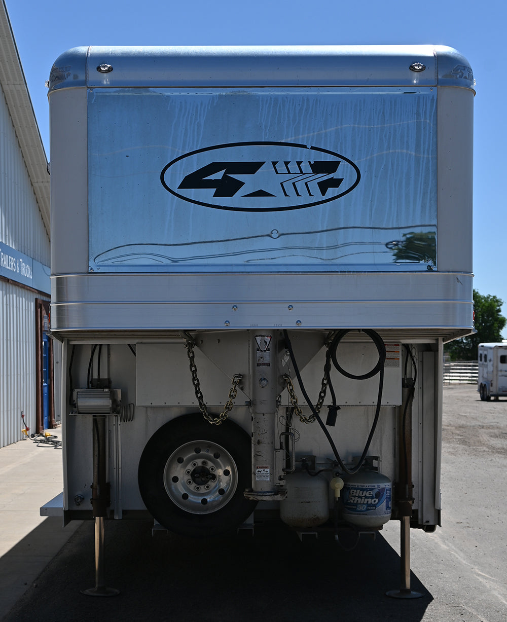 2020 4 Star 4 Horse Trailer 15' Living Quarter Slide Out