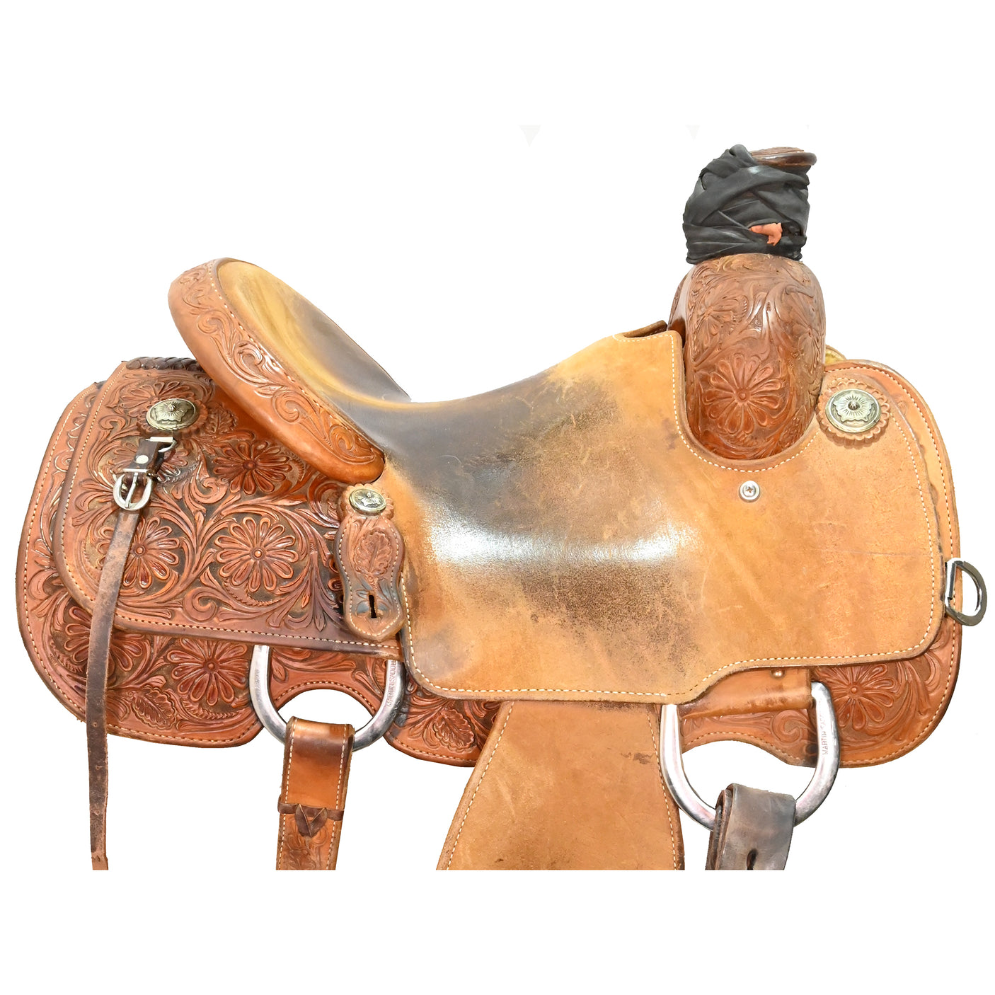 SALE PENDING! Used 13.5" Martin Team Roping Saddle