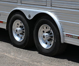 2009 Bloomer 6 Horse 14.5" Living Quarter Horse Trailer with Slide Out