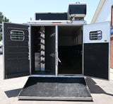 2009 Bloomer 6 Horse 14.5" Living Quarter Horse Trailer with Slide Out