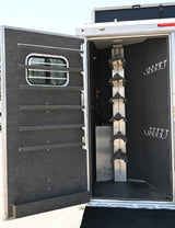 2009 Bloomer 6 Horse 14.5" Living Quarter Horse Trailer with Slide Out
