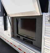 2009 Bloomer 6 Horse 14.5" Living Quarter Horse Trailer with Slide Out