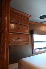2009 Bloomer 6 Horse 14.5" Living Quarter Horse Trailer with Slide Out