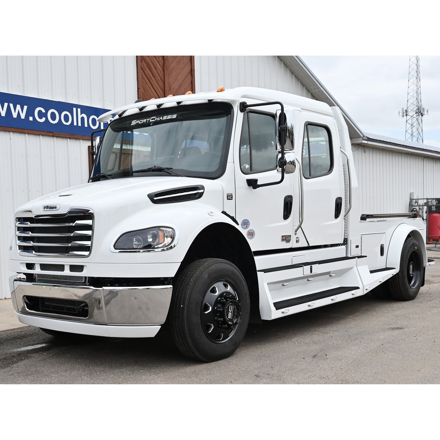 SOLD! 2026 Freightliner M2+ 106 Sportchassis LH5 Luxury Crew Cab Hauler