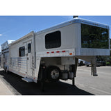 2025 4 Star 4 Horse with 15' Living Quarter, Slide Out, Side Load, Integrated Pod (Pre Owned)