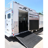 2025 4 Star 4 Horse with 15' Living Quarter, Slide Out, Side Load, Integrated Pod (Pre Owned)