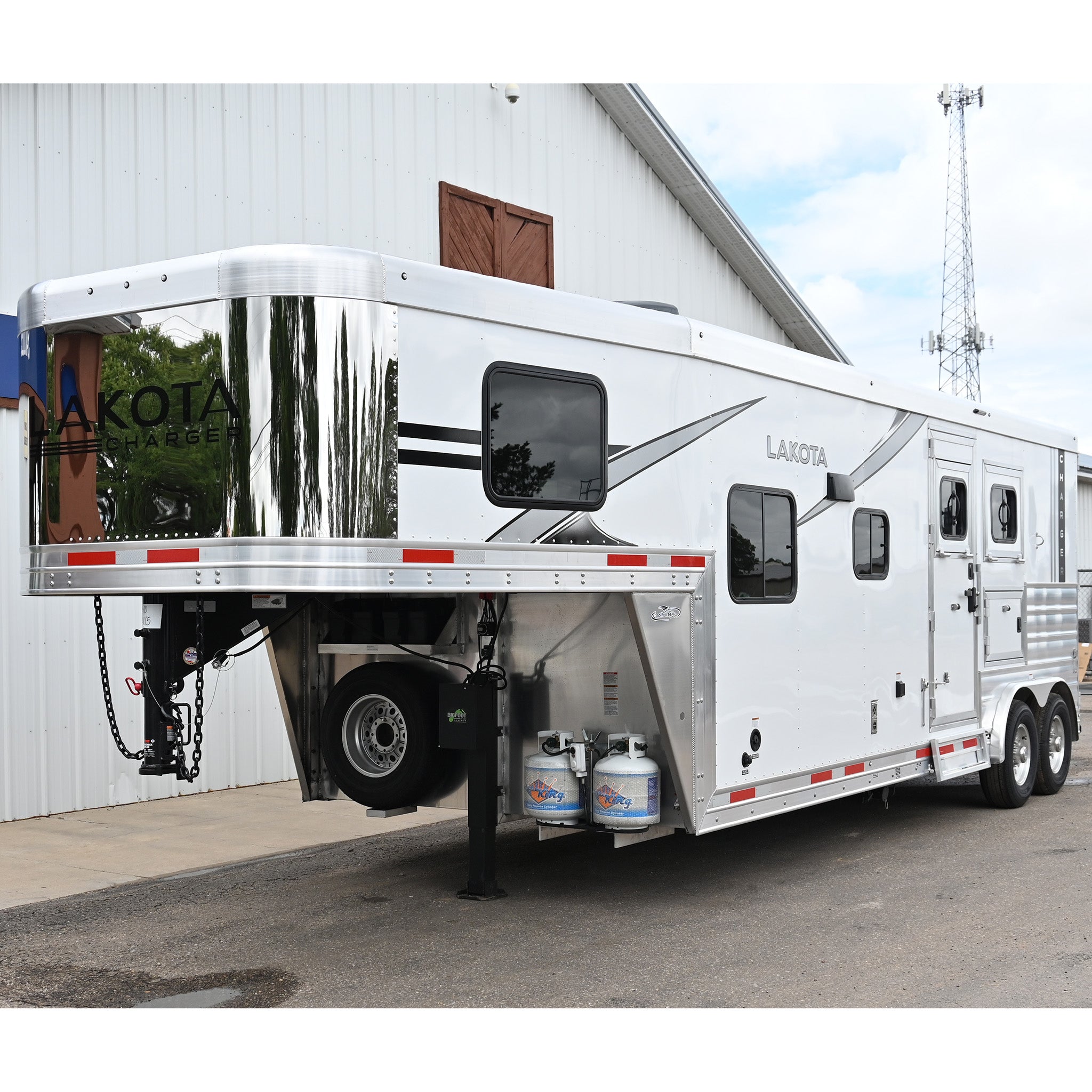 2026 Lakota Charger 2 Horse Trailer 8' Wide with 9' Living Quarter