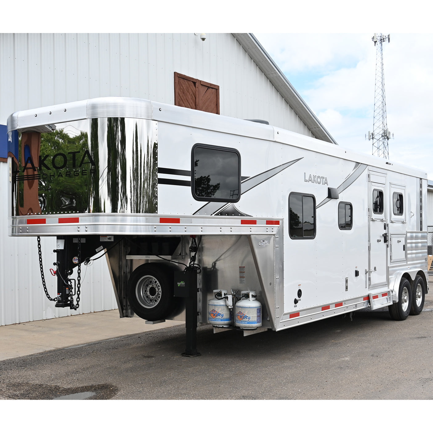 2026 Lakota Charger 2 Horse Trailer 8' Wide with 9' Living Quarter