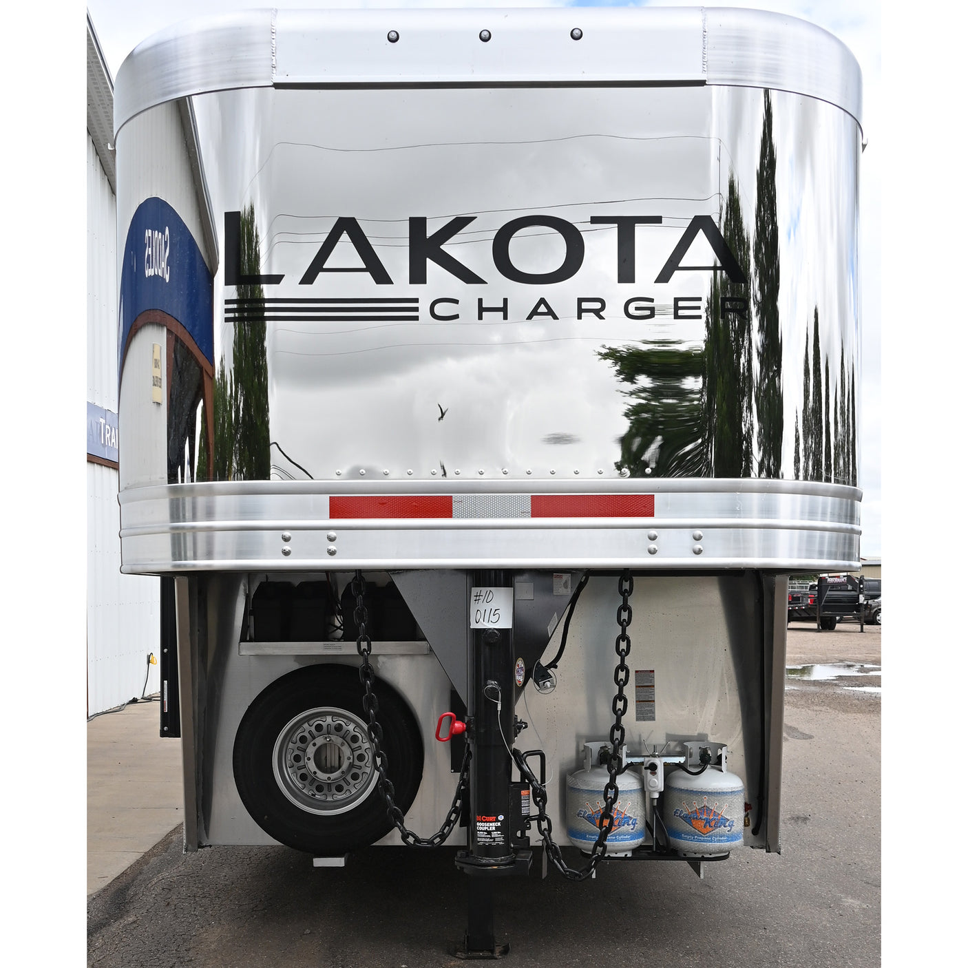 2026 Lakota Charger 2 Horse Trailer 8' Wide with 9' Living Quarter