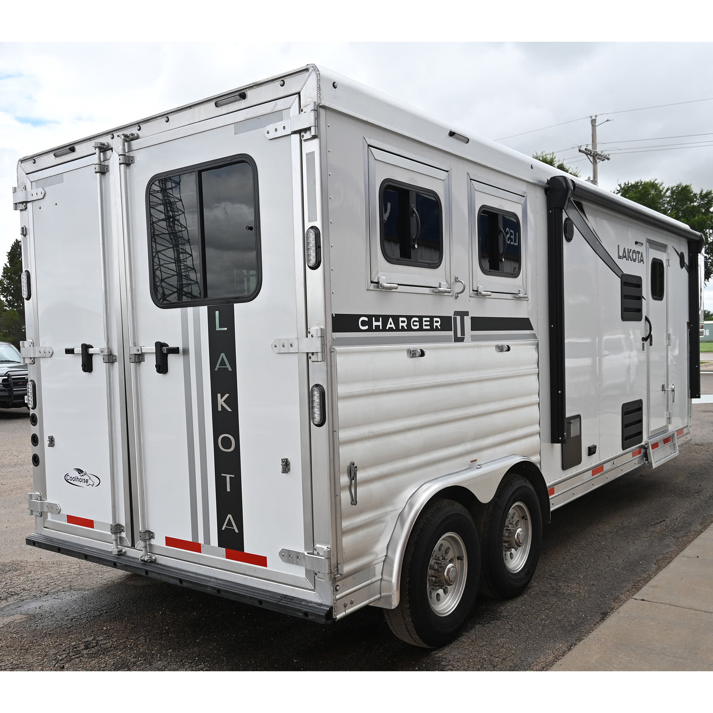 2026 Lakota Charger 2 Horse Trailer 8' Wide with 9' Living Quarter