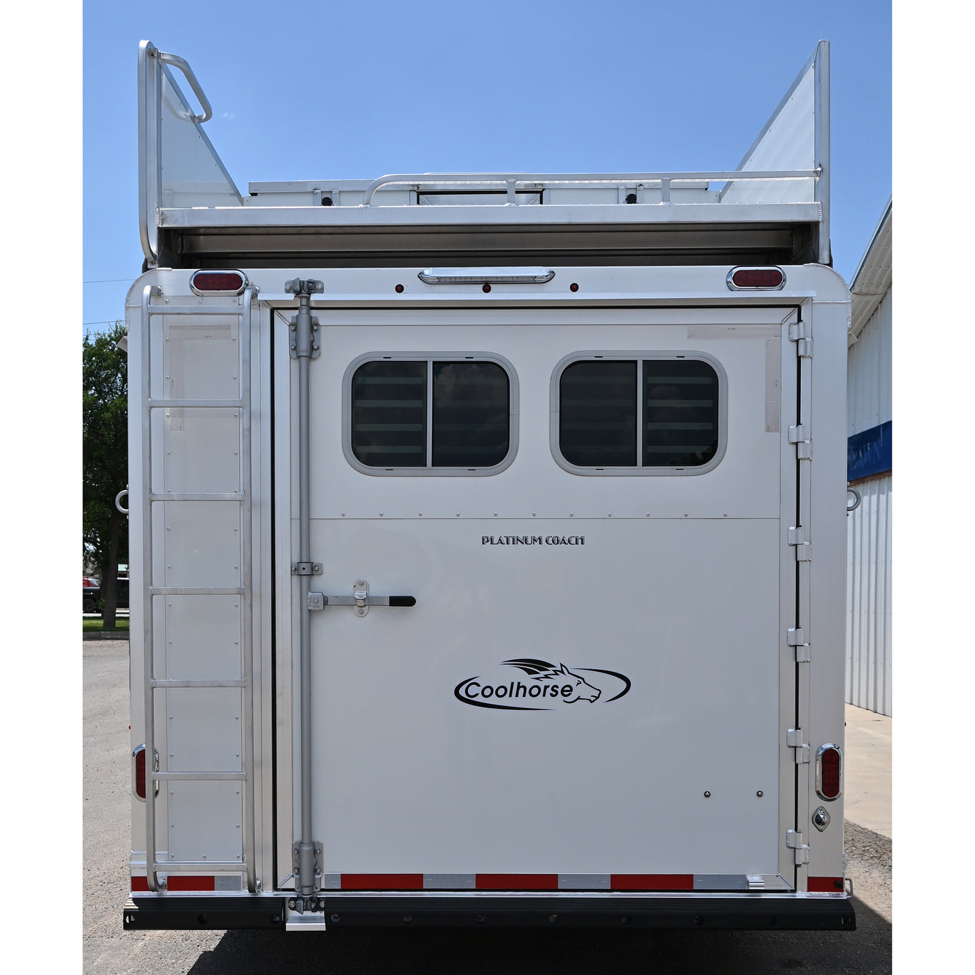 2025 Platinum 7 Horse, Trainers Tack, Rear Load, 10K axles