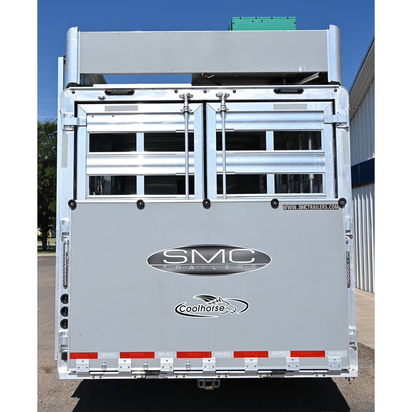 2022 SMC Stock Combo 15' Living Quarter Trailer with Diesel Onan Generator