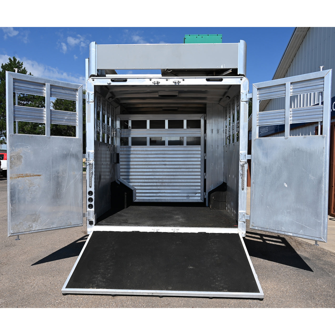2022 SMC Stock Combo 15' Living Quarter Trailer with Diesel Onan Generator