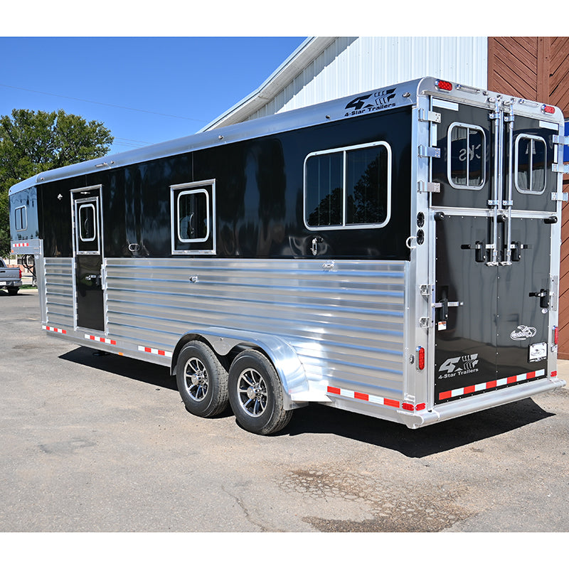 **SOLD** 2025 4 Star 2+1 Straight Load Gooseneck Trailer