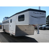 2024 Trails West Sierra 6 Horse Trainer's Trailer
