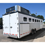 2024 Trails West Sierra 6 Horse Trainer's Trailer