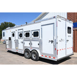 2008 Twister 3 Horse 10' Living Quarter Horse Trailer