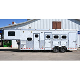 2008 Twister 3 Horse 10' Living Quarter Horse Trailer