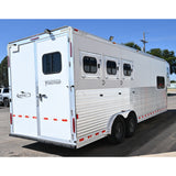 2008 Twister 3 Horse 10' Living Quarter Horse Trailer