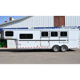 2007 Sundowner Sunlite 727 3 Horse 9' Living Quarter Trailer