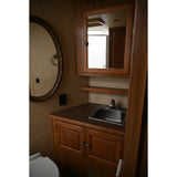 2007 Sundowner Sunlite 727 3 Horse 9' Living Quarter Trailer
