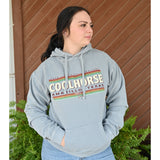 Coolhorse Steel Gray Stripe Logo Hoodie