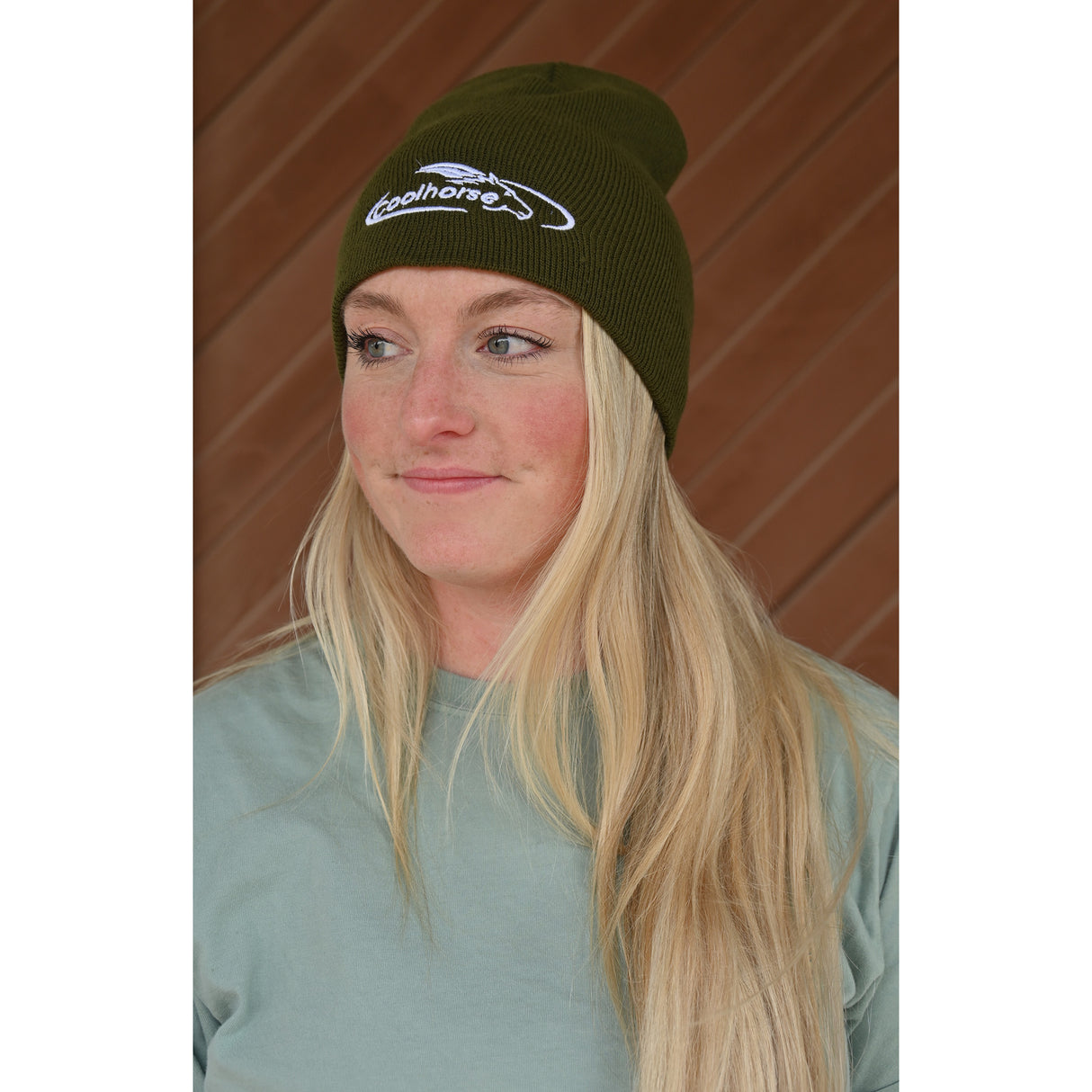 Coolhorse Green Beanie