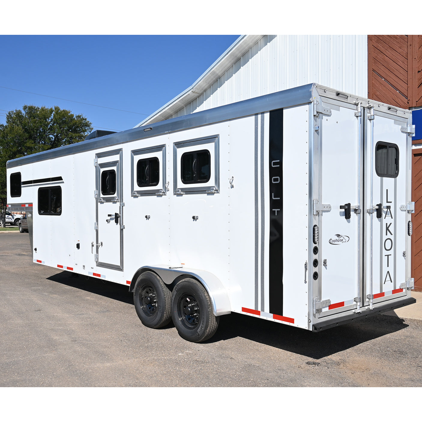 2026 Lakota Colt 3 Horse Trailer with 9' Living Quarter