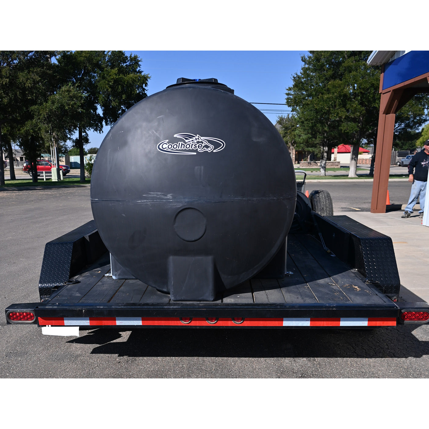 2024 1000 Gallon Pressure Washer on a 14' Load Trail Trailer Lightly Used