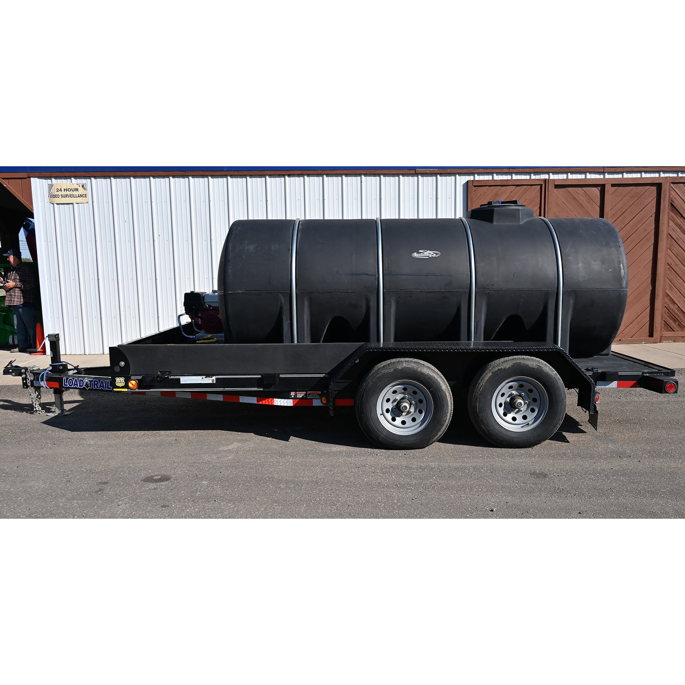 2024 1000 Gallon Pressure Washer on a 14' Load Trail Trailer Lightly Used