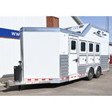 2026 4 Star 4 Horse Bumper Side Load Pull Loaded Horse Trailer