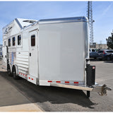 2026 4 Star 4 Horse Bumper Side Load Pull Loaded Horse Trailer