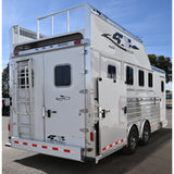 2026 4 Star 4 Horse Bumper Side Load Pull Loaded Horse Trailer
