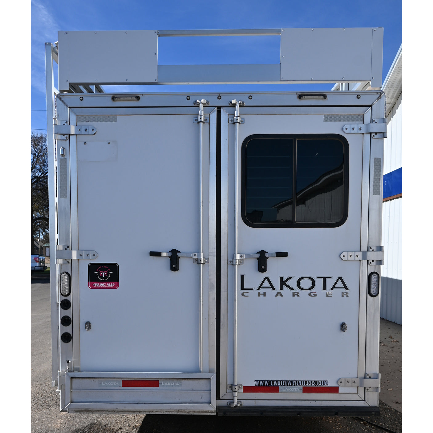 2022 Lakota Charger 3 Horse Trailer with 11' Living Quarter