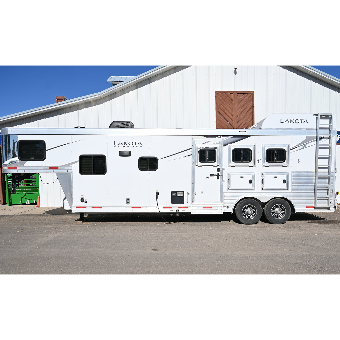 2022 Lakota Charger 3 Horse Trailer with 11' Living Quarter